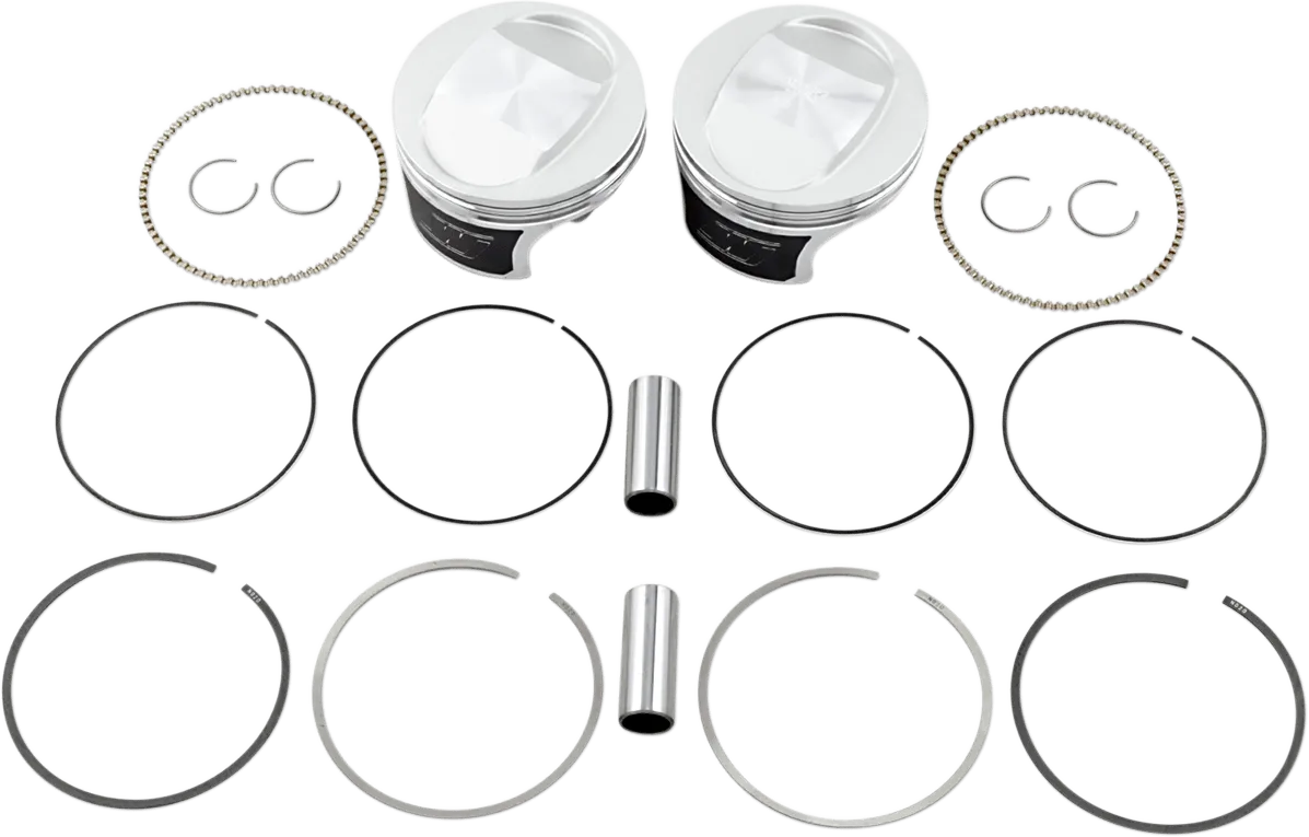 Wiseco K0208P2 Tracker Series Piston Kit (95ci.) - .020in. Oversized, 10.5:1 Compression