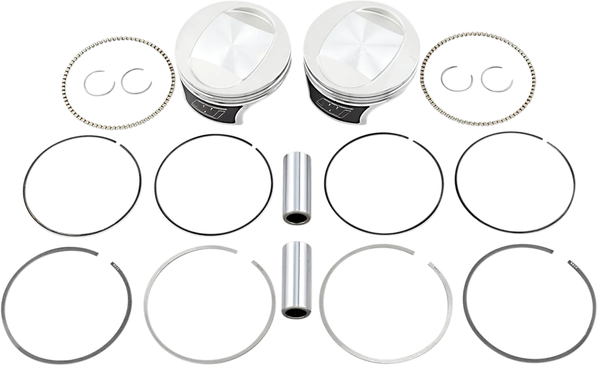 Wiseco K0210P2 Tracker Series Piston Kit (103ci.) - .020in. Oversized, 10.5:1 Compression