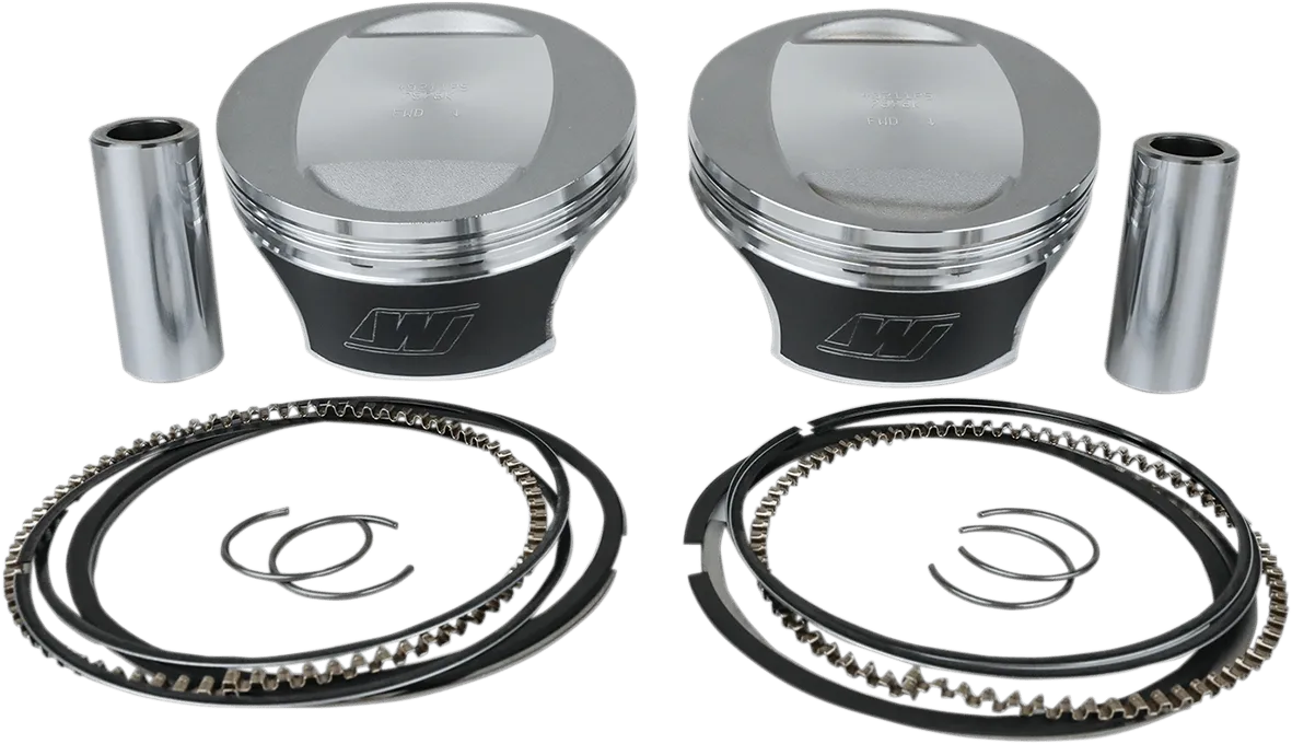 Wiseco K0211PS Tracker Series Piston Kit (106ci.) - 3.875in. Bore - 10.5:1 Compression