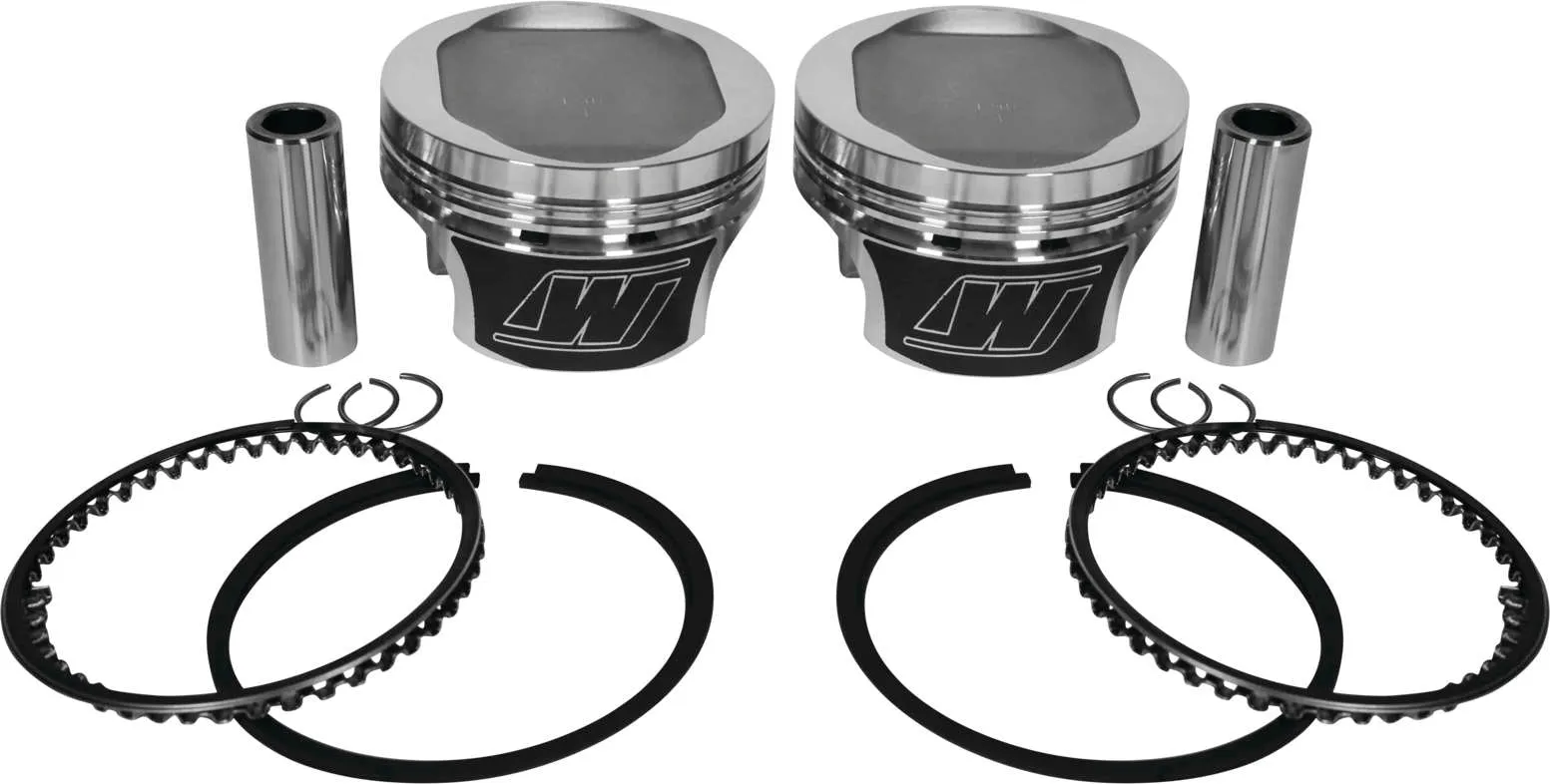 Wiseco K0215P1 Tracker Series Piston Kit (1030ci.) - .010in. Oversized, 8.5:1 Compression