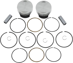 Wiseco K0215P3 Tracker Series Piston Kit (1030ci.) - .030in. Oversized, 8.5:1 Compression