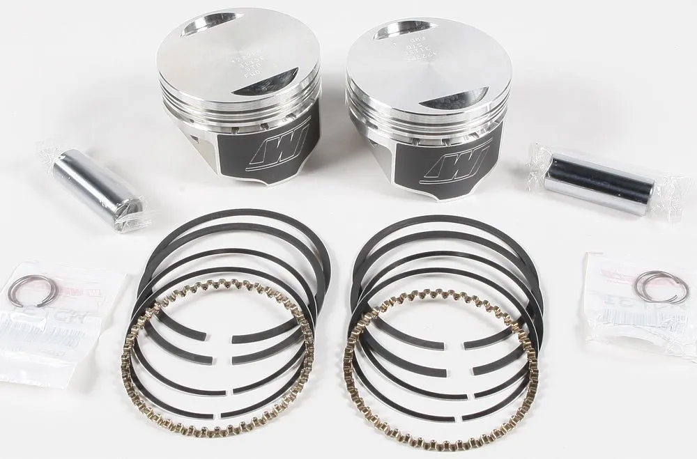 Wiseco K1640 K Piston Kit (80ci, Flat Top) - Standard Bore 3.498in., 8.5:1 Compression