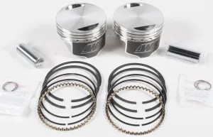 Wiseco K1642 K Piston Kit (80ci. Flat Top) - .020in. Oversize to 3.518in., 8.5:1 Compression