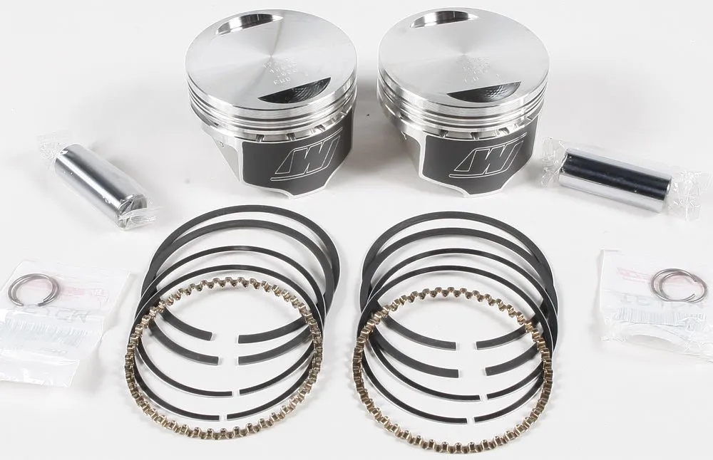 Wiseco K1642 K Piston Kit (80ci. Flat Top) - .020in. Oversize to 3.518in., 8.5:1 Compression
