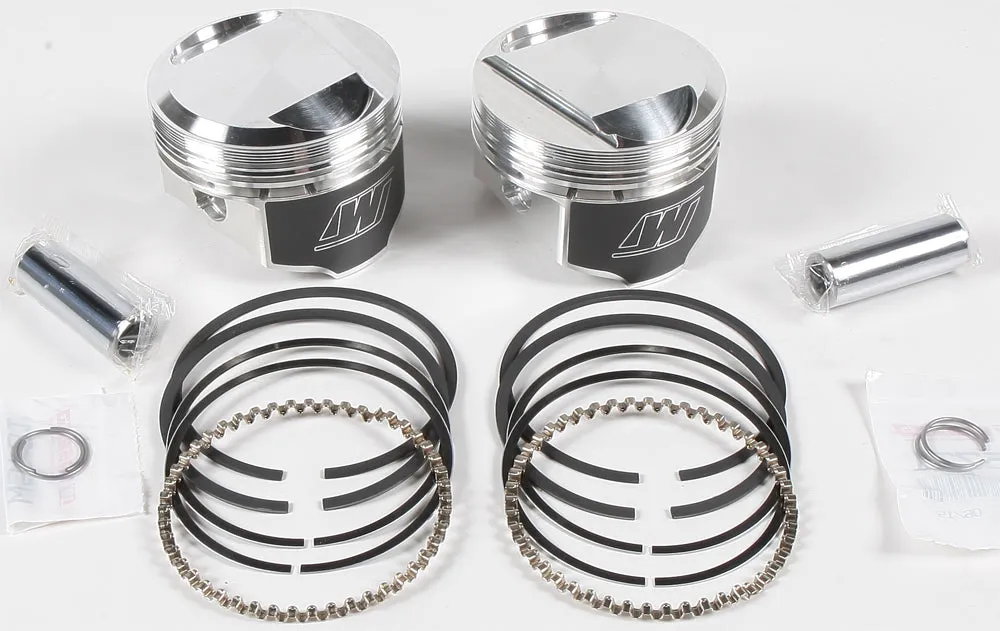 Wiseco K1665 K Piston Kit (80ci. Domed) - Standard Bore 3.498in., 10:1 Compression