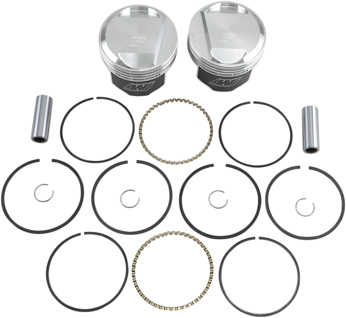 Wiseco K1669 K Piston Kit (80ci. Domed) - .040in. Oversize to 3.538in., 10:1 Compression