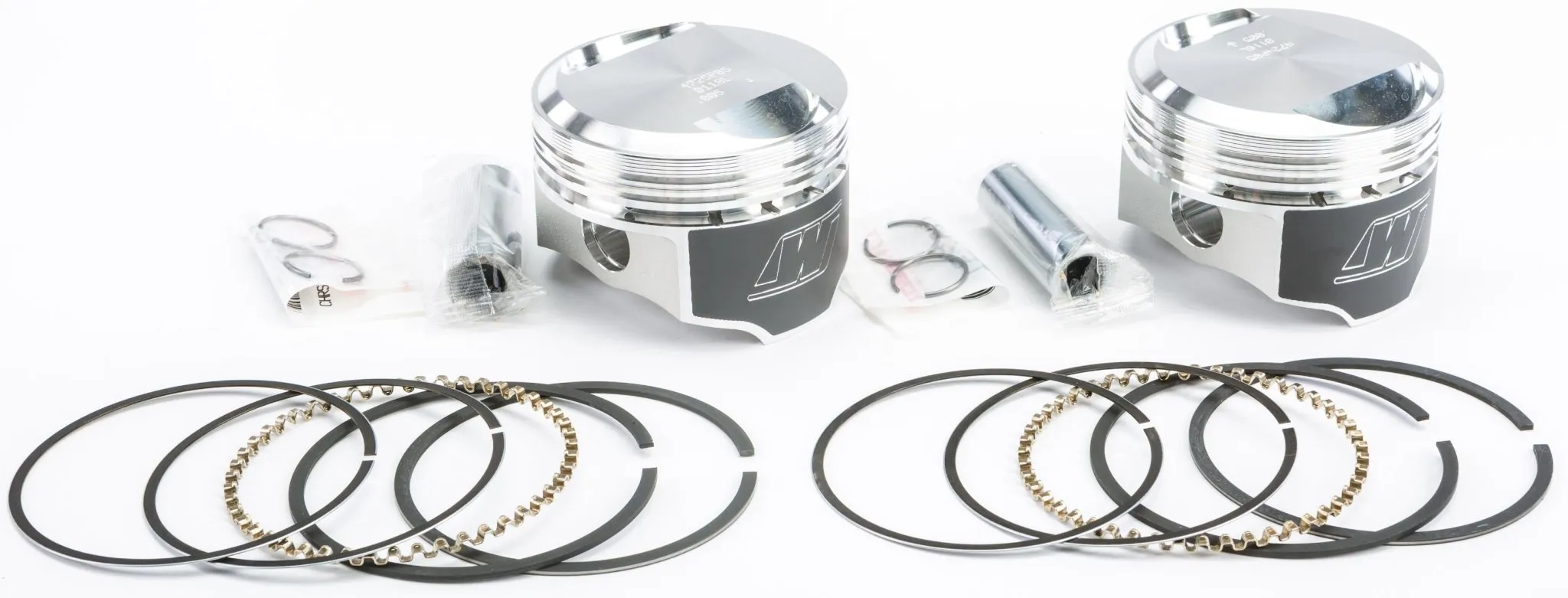 Wiseco K1675 K Piston Kit (80ci. Domed) - .005in. Oversize to 3.503in., 10:1 Compression
