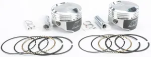 Wiseco K1675 K Piston Kit (80ci. Domed) - .005in. Oversize to 3.503in., 10:1 Compression