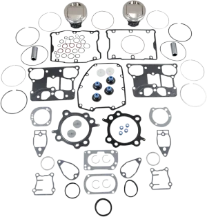 Wiseco VT2712 VT Piston Kit (95ci., Domed) - .020in. Oversize to 3.895in., 10.5:1 Compression