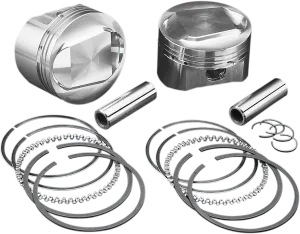 Wiseco VT2720 VT Piston Kit (95ci., Flat Top) - .005in. Oversize to 3.880in., 9:1 Compression