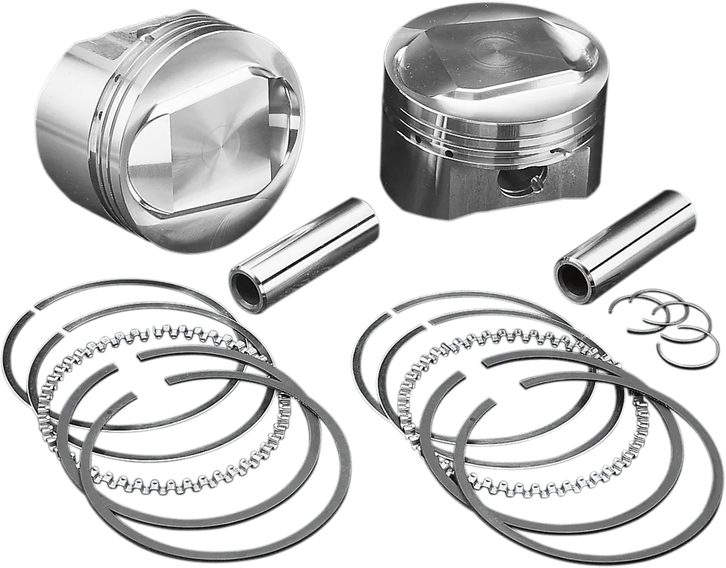 Wiseco VT2720 VT Piston Kit (95ci., Flat Top) - .005in. Oversize to 3.880in., 9:1 Compression