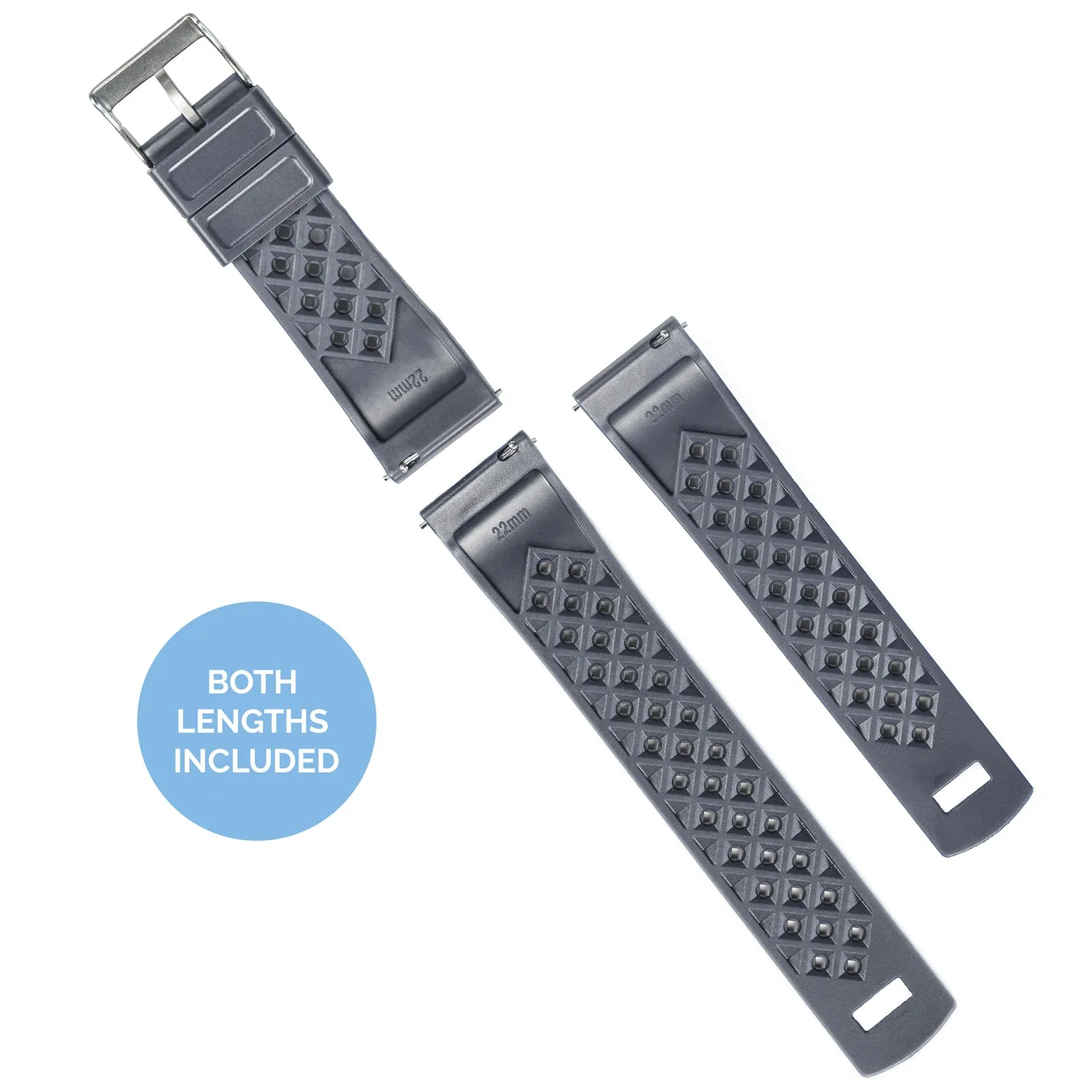 Withings Nokia Activite And Steel Hr Tropical Style Smoke Grey Watch Band