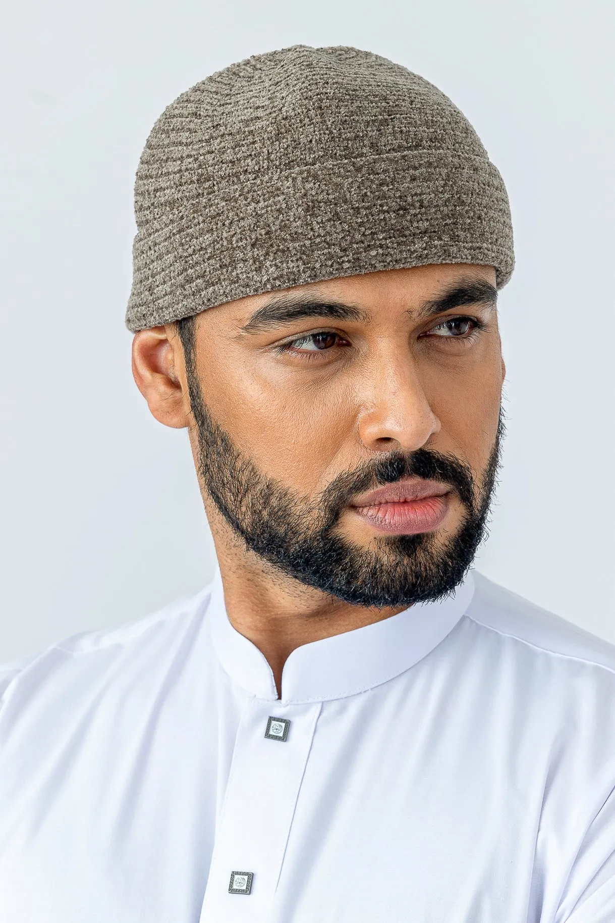 Woody Brown Velvet Hat