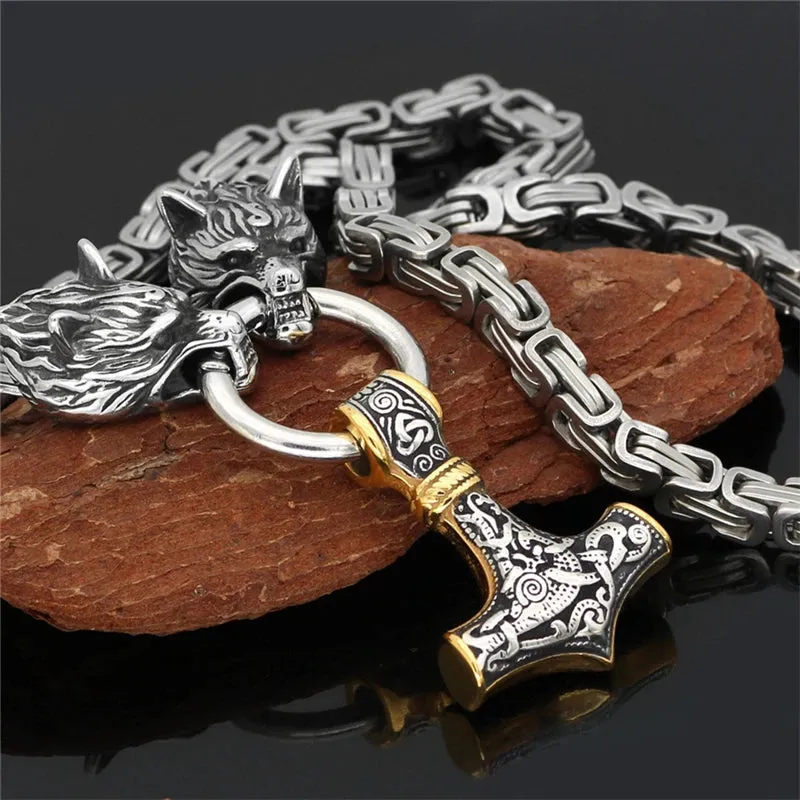 WRATH OF THE THUNDERGOD Steel Necklace