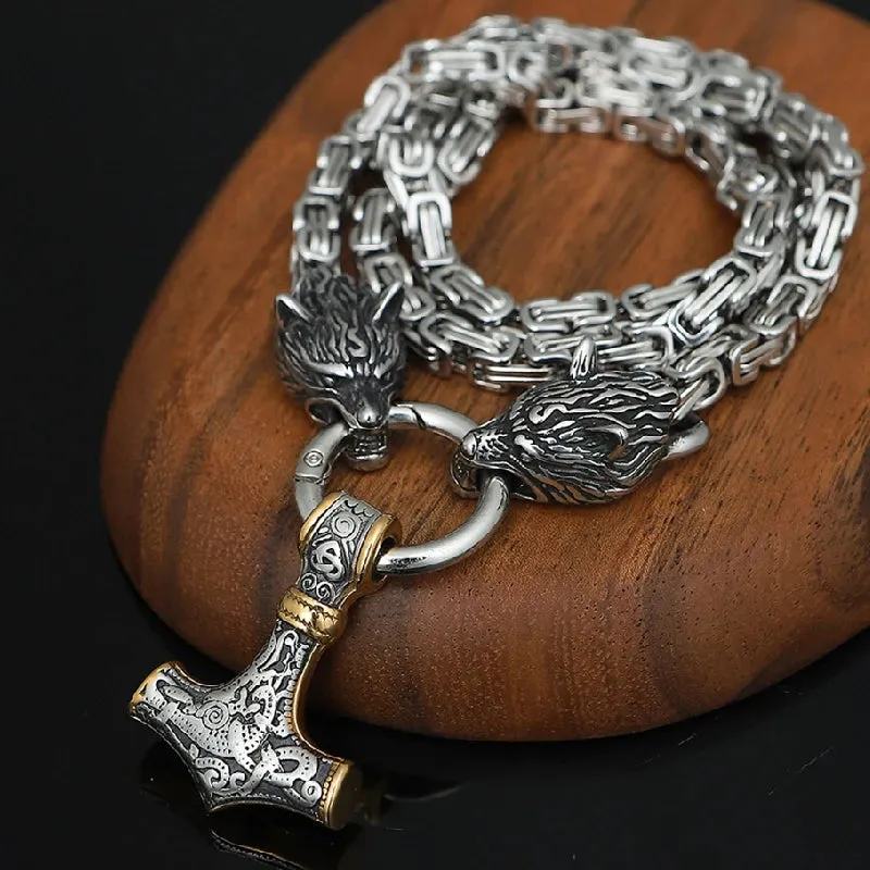 WRATH OF THE THUNDERGOD Steel Necklace