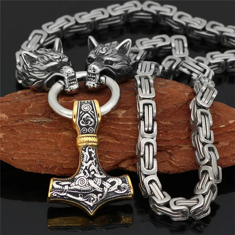 WRATH OF THE THUNDERGOD Steel Necklace