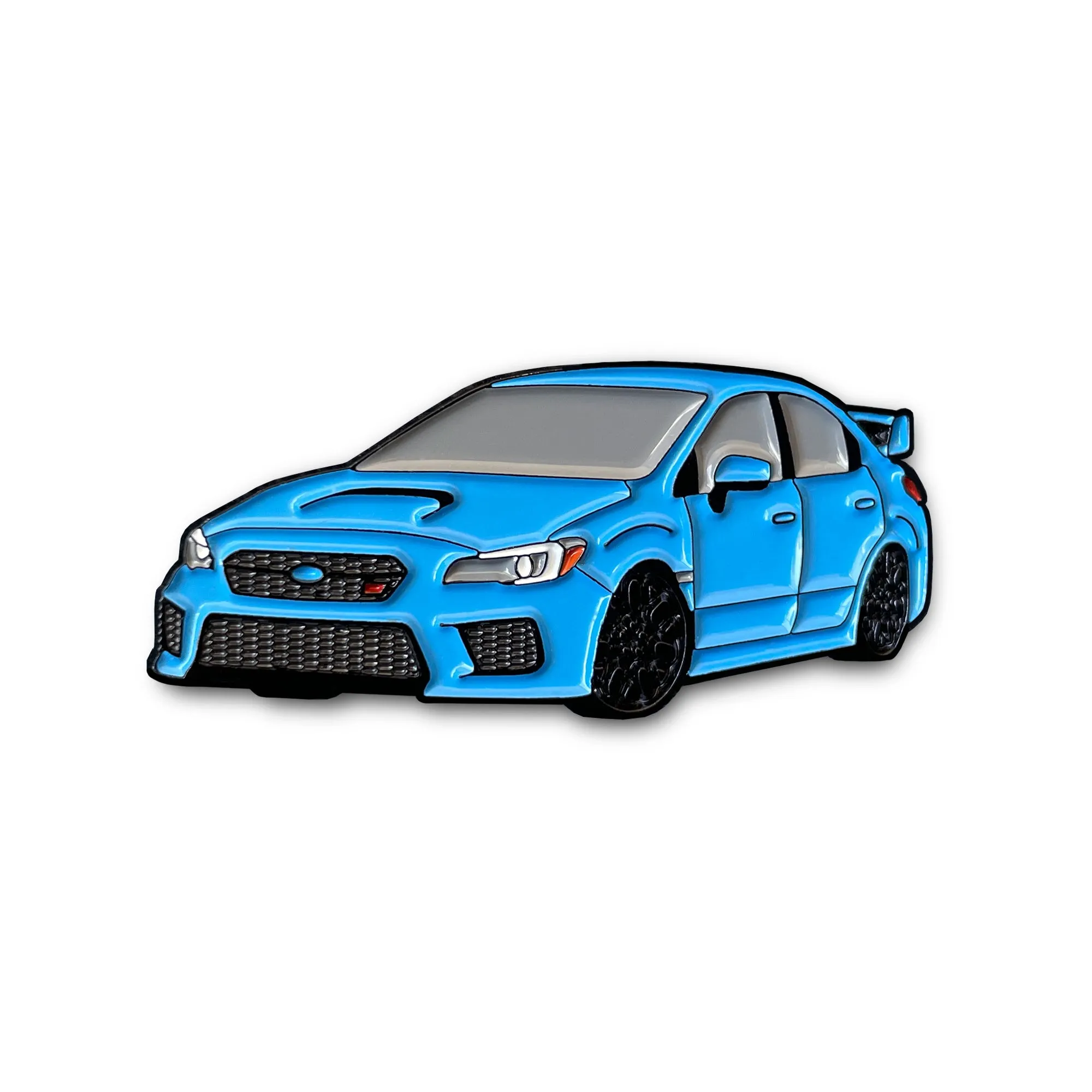 WRX STI 4th Gen (Hyper Blue) Car Lapel Enamel Pin