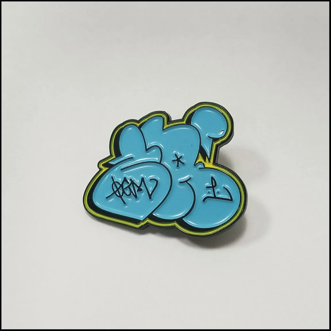 ZA ONE Blue Throwie - Enamel Pin